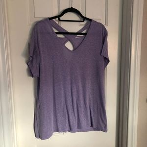 Criss Cross Keyhole Back Work Out Top